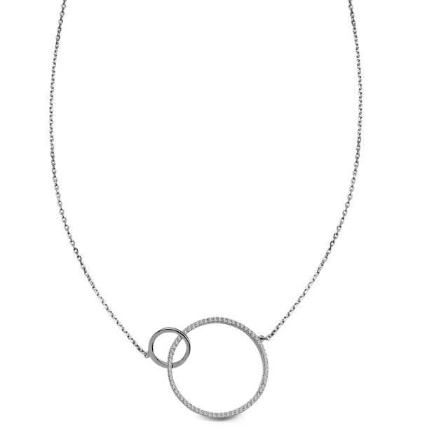 Naszyjnik-celebrytka z kołami YES, srebro 925