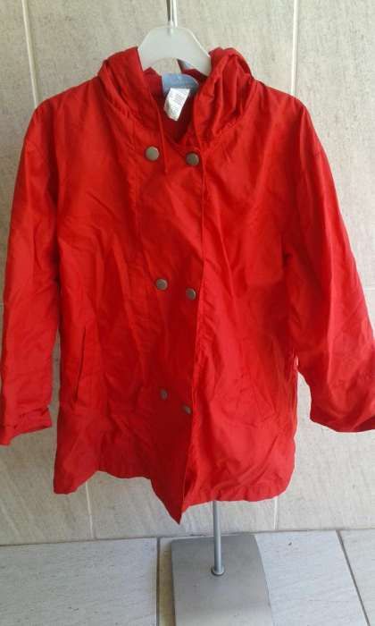 Parka vermelho para menina Girandola