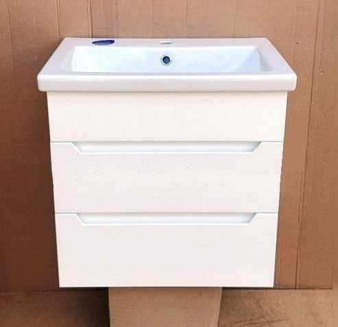 Тумба с выдвижными ящиками + прямоугольный умывальник. Новый комплект.