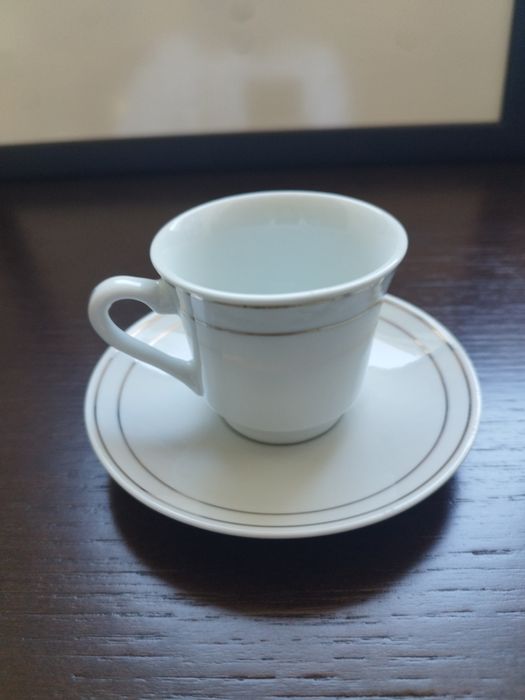 6 chávenas de café com pires