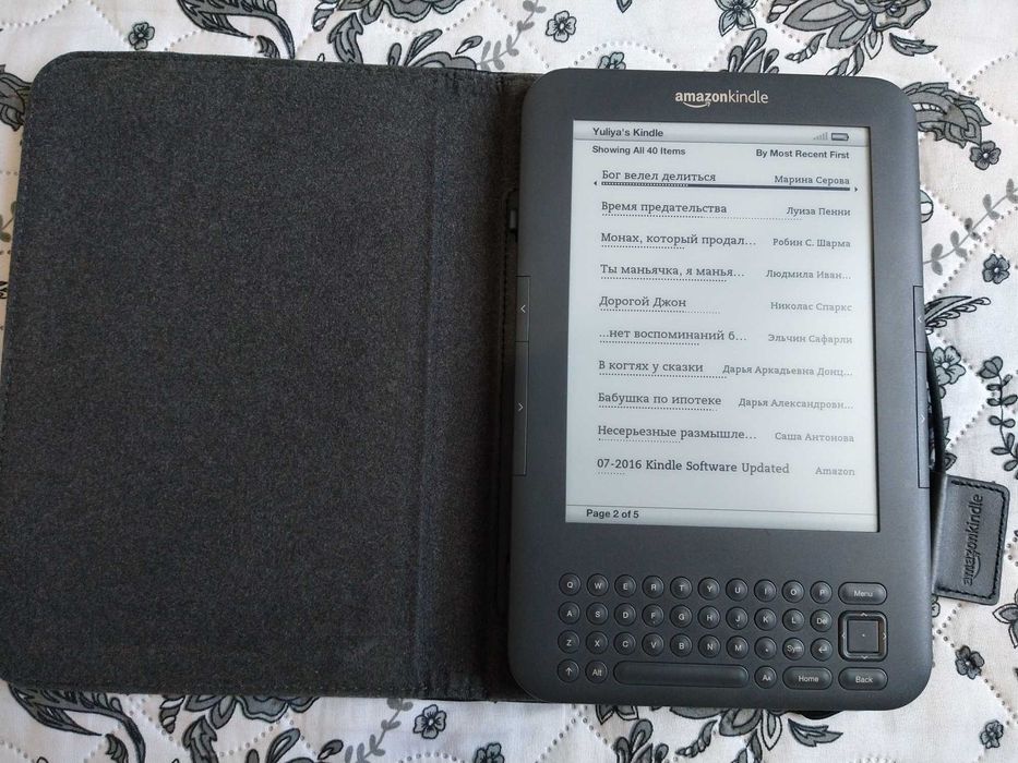 Електронна книга Amazon Kindle 3 model d00901 Kindle Keyboard