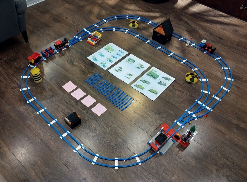 LEGO Vintage Train 146, 154, 181, 183 Lata 70te Retro Old Stare Pociąg