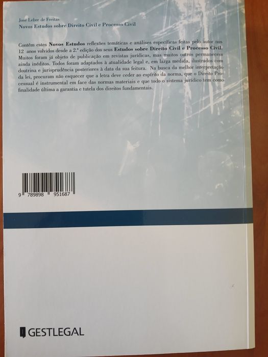 Novos Estudos sobre Direito Civil e Processo Civil