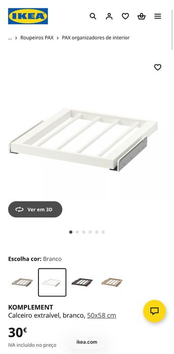 Komplement IKEA calças 50x58