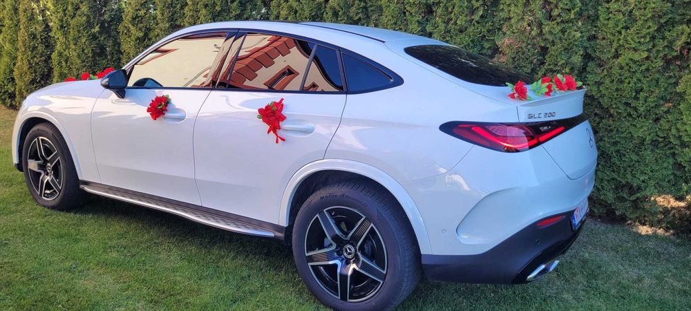 Samochód do ślubu nowy Mercedes GLC 200 Coup