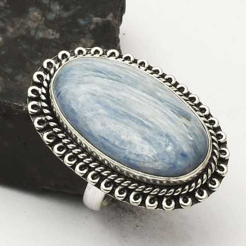 Pierścionek, jedyny w swoim rodzaju kamień naturalny
Kyanit. Próba 925