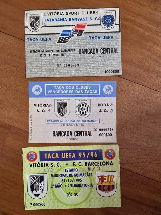 Bilhetes Vitória Sport Club