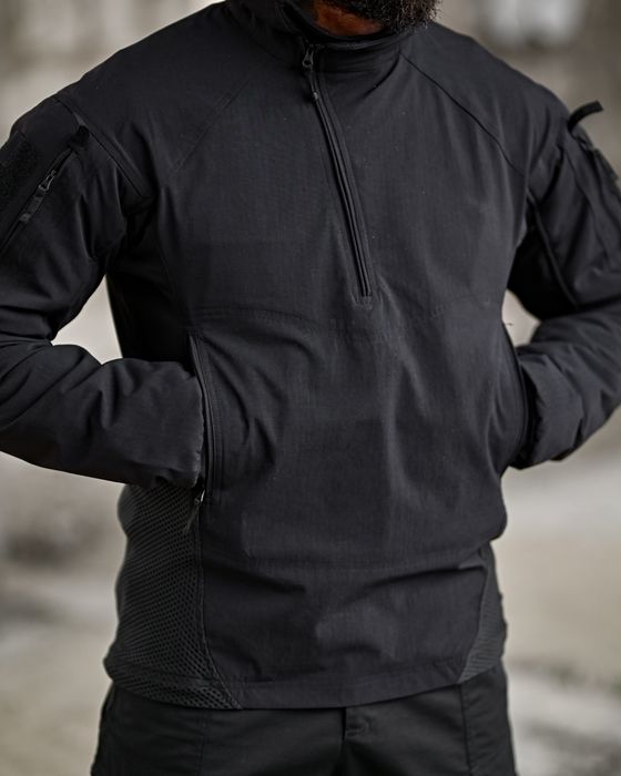 Зимовий анорак куртка YINREN Combat Gen II Shadow чорний тактичний