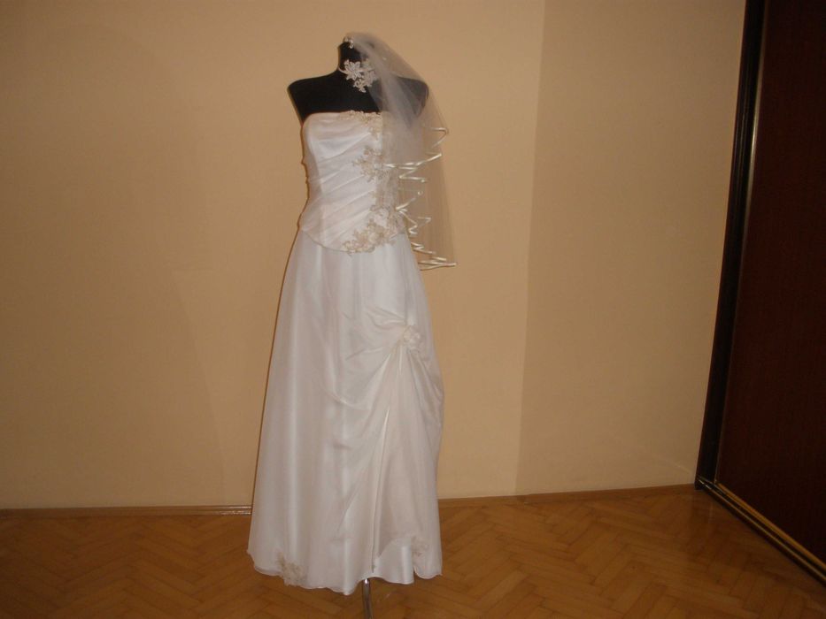 sukienka ślubna gorset + spódnica