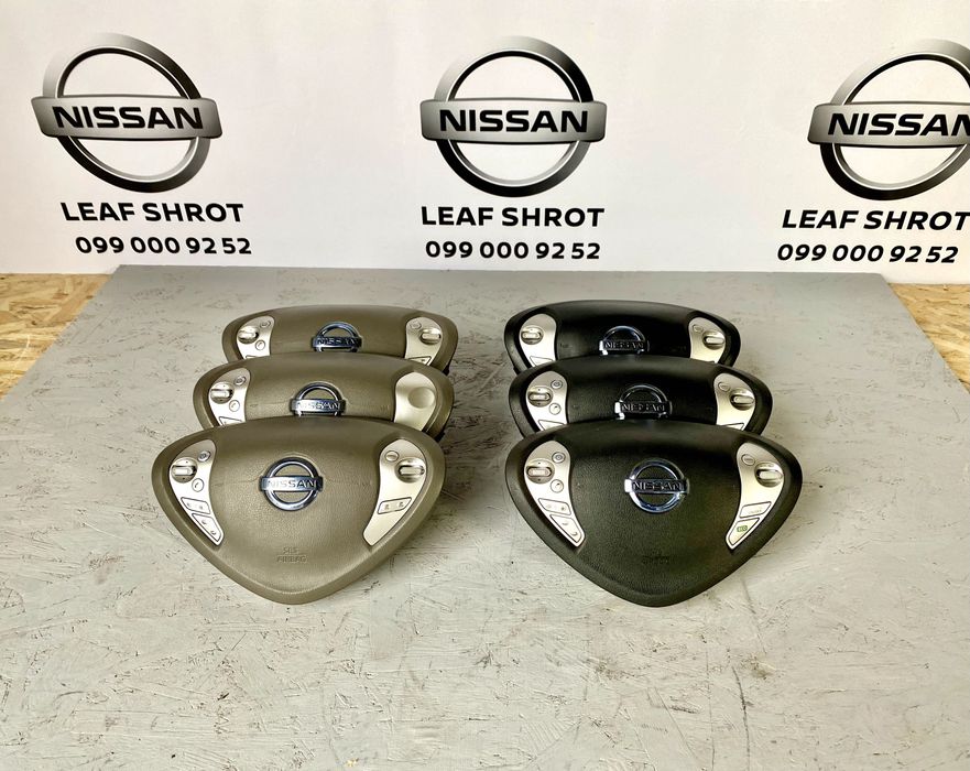 Подушка безпеки руля Airbag Nissan Leaf подушка водія Нісан Ліф шрот