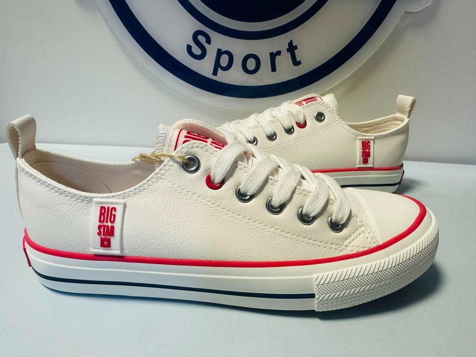 Big Star trampki damskie białe ekoskóra 37 - 41  JJ274130