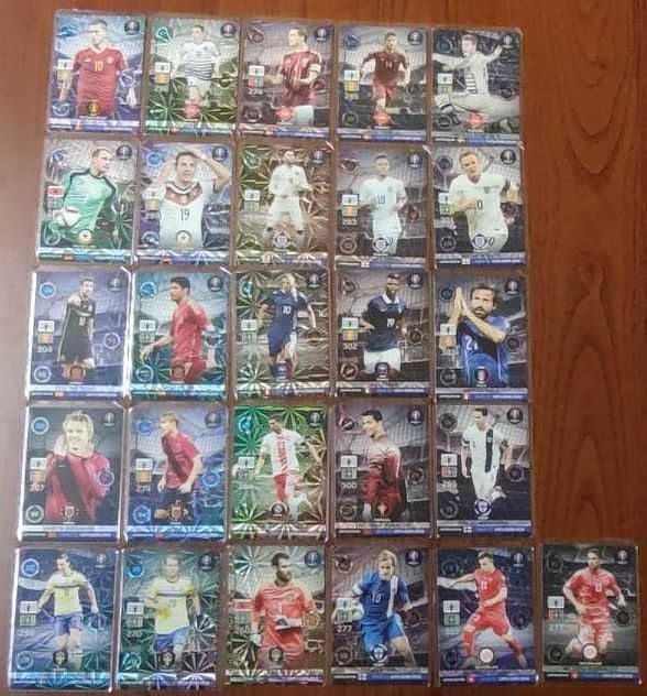 Komplet 26 kart LIMITED edition Road to Euro 2016