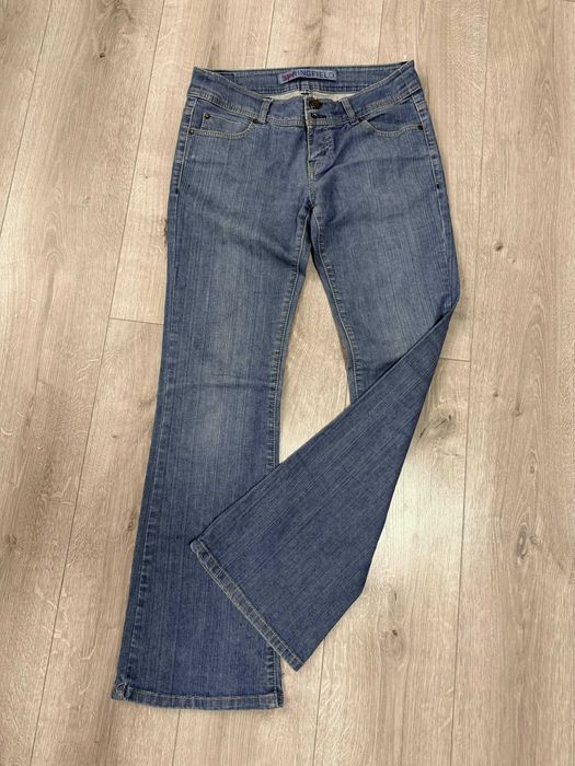 буткат клеш Y2K синие джинсы архив bootcut flare