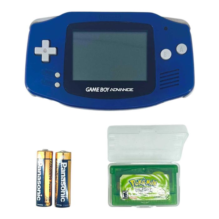 Nintendo Game Boy Advance AGB-001 + gra Pokmon LeafGreen Version