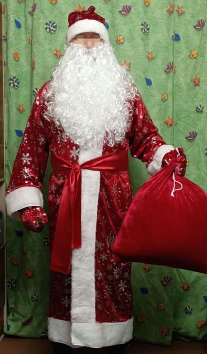 Костюм Діда Мороза на Новий Рік Дід Дед Мороз костюм Деда Мороза