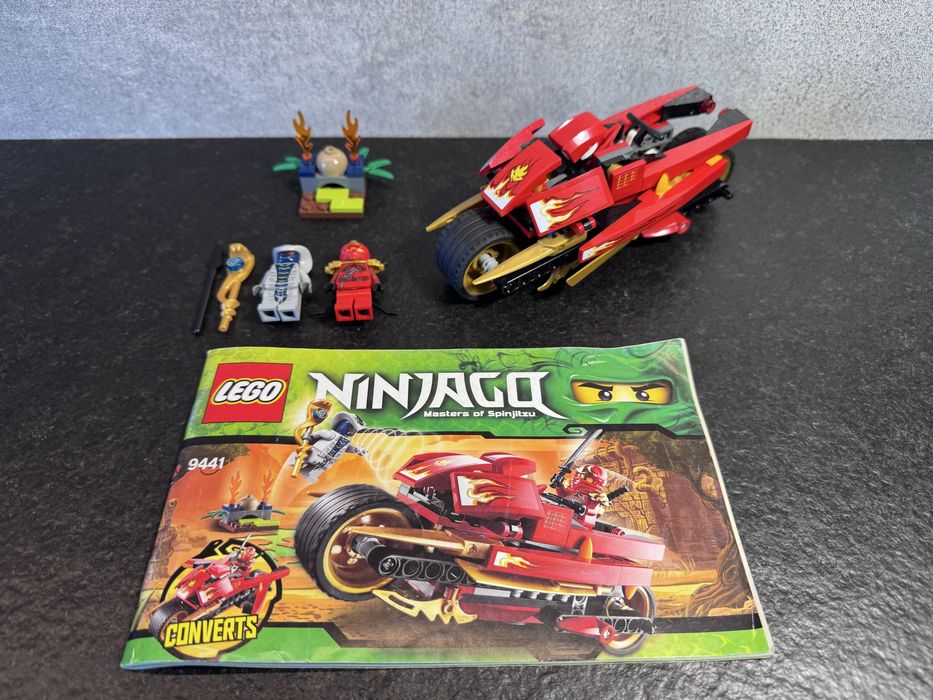 LEGO 9441 Kai's Blade Cycle Ninjago Mieczocykl Kaia klocki zestaw