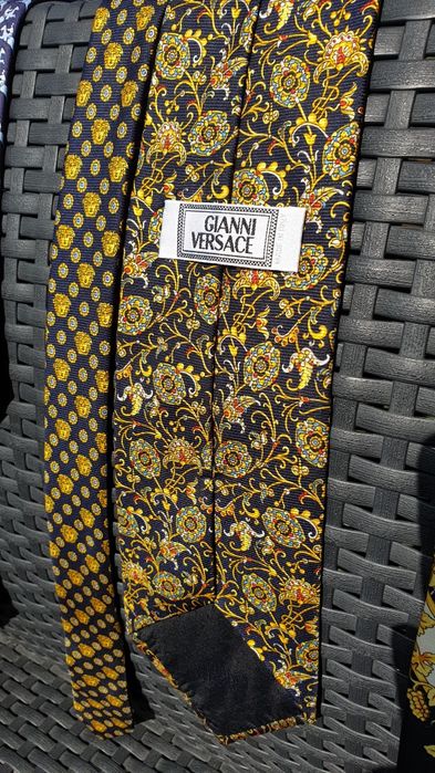 Krawat Versace jedwab