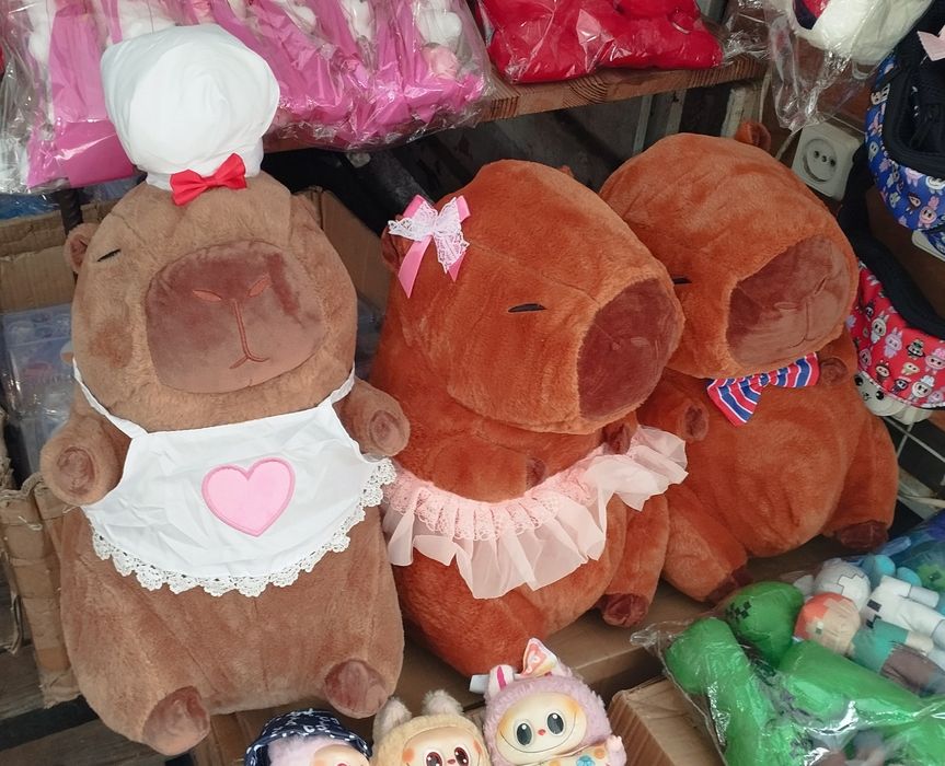 Плед-подушка игрушка 3в1 Капибара