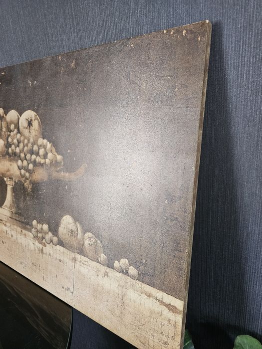 Quadro natureza morta tons sépia