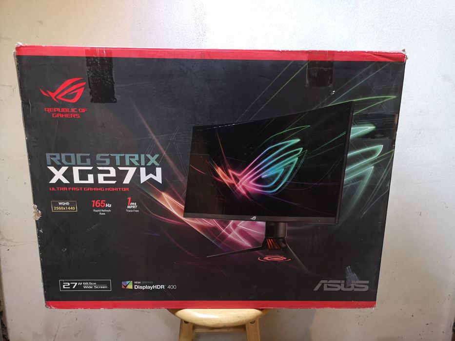 Monitor Asus Rog Strix XG27W 2560x1440x 165hz zakrzywiony ekran
