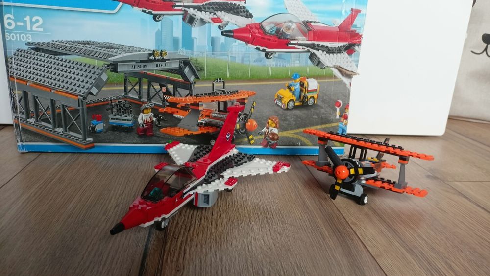 LEGO City 60103 pokazy lotnicze samoloty, zestaw niekompletny