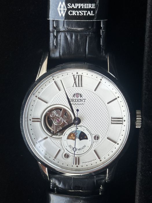 Orient Sun & Moon Open Heart RN-AS0003S — нові, повний комплект