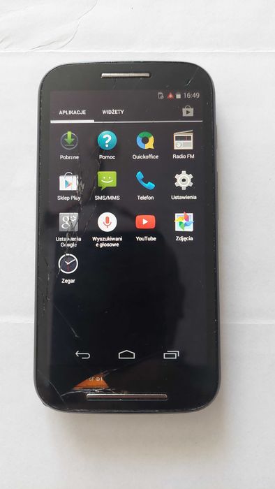Motorola Lenovo MOTO E XT1021 smartfon telefon komórkowy komórka