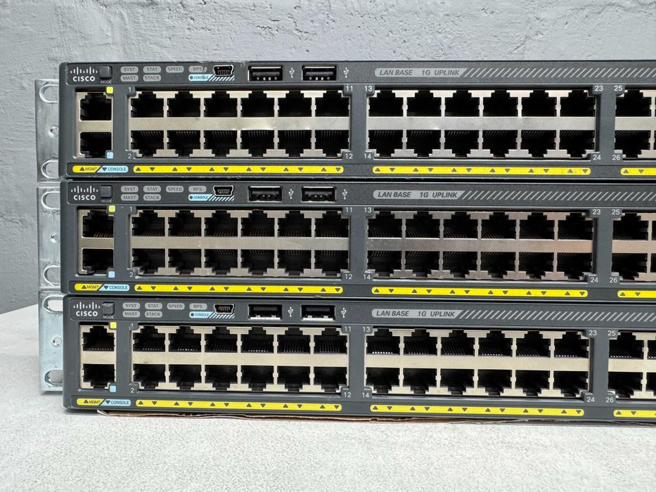 Гигабитные коммутаторы Cisco Catalyst WS-C2960X-48TS-L безнал/гарантия
