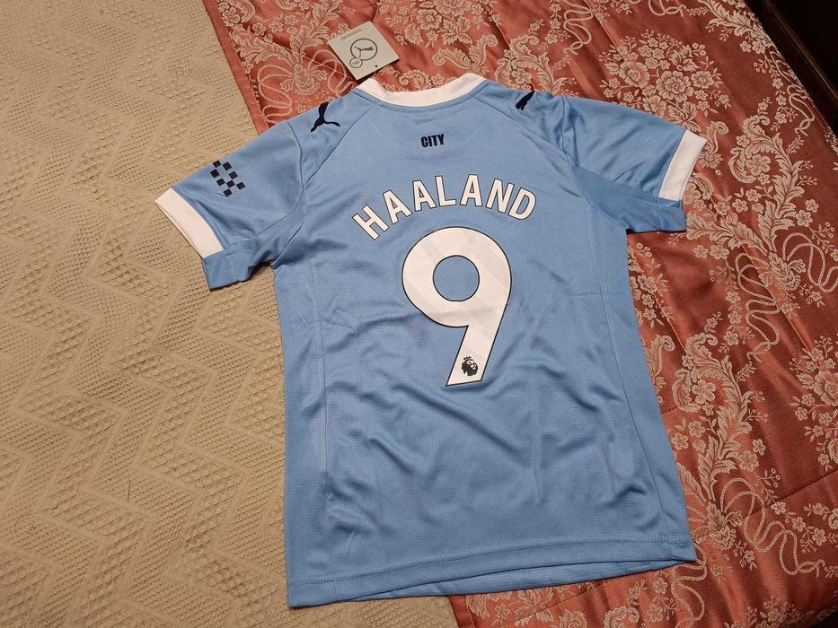 Camisola CRIANÇA Haaland Equipamento Manchester City | NOVO