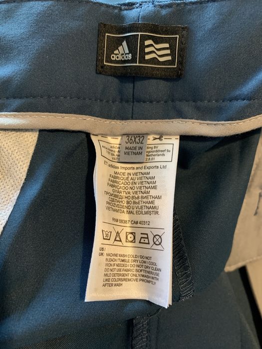 Calcas Para o Golf ADIDAS Novas 3 cores pretas cinzas e azul