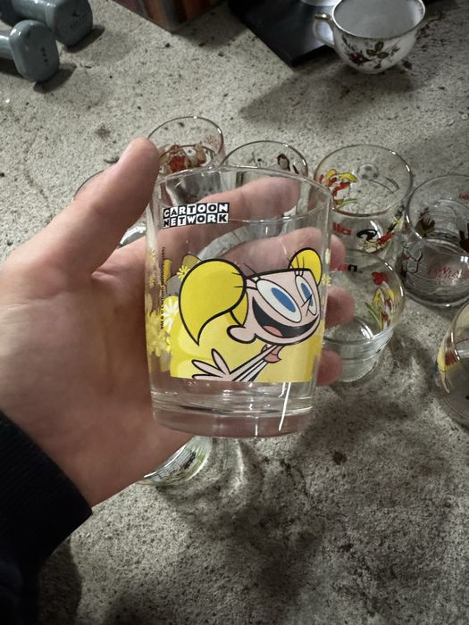 Zestaw szklanek nutella z obrazkami bajek