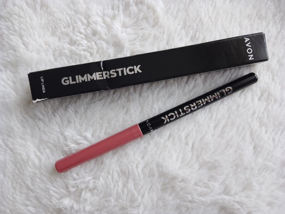Kredka, konturówka do ust Glimmerstick Avon Pink Cashmere Nowa
