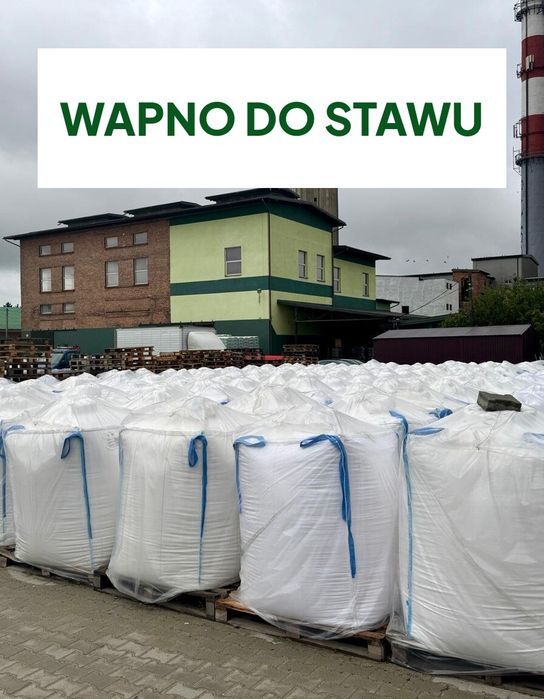 Wapno nawozowe do stawu — Agrobielik 70, tlenkowe palone 70% CaO, korekta pH wody w stawie, atest OSChR, luzem i big bag, AGRIA
