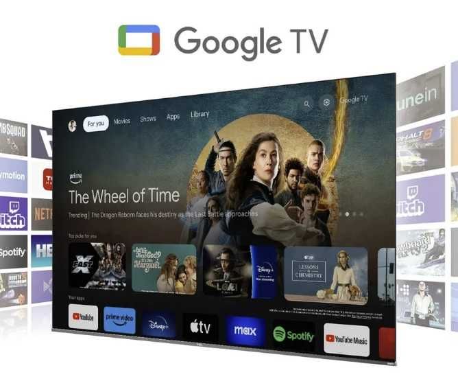 Telewizor TCL 43C655 43" QLED 4K Google TV Dolby Vision Dolby Atmos