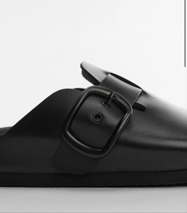 Клоги Mango Манго шкіряні 38 розмір