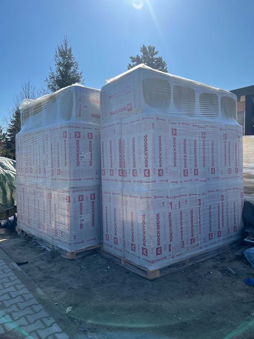 Wełna ROCKWOOL VENTIROCK F PLUS  GRUBOŚĆ 200 - 20 opakowań, nowa
