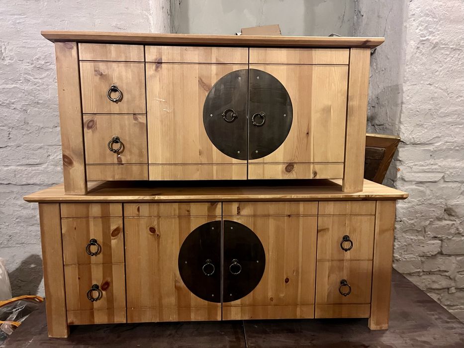 Komoda drewniana sosnowa