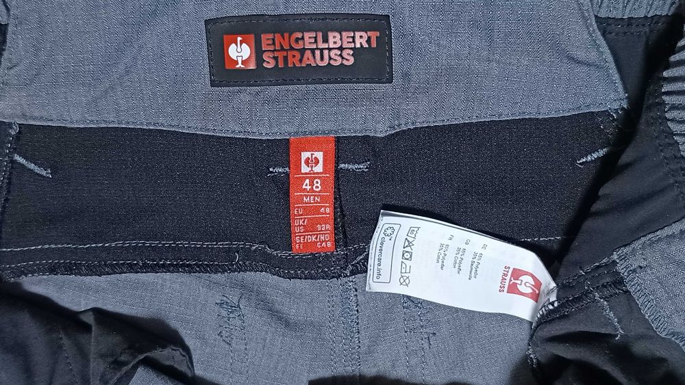 Męskie krótkie spodnie ENGELBERT STRAUSS VISION r.M(48) s.bardzo dobry