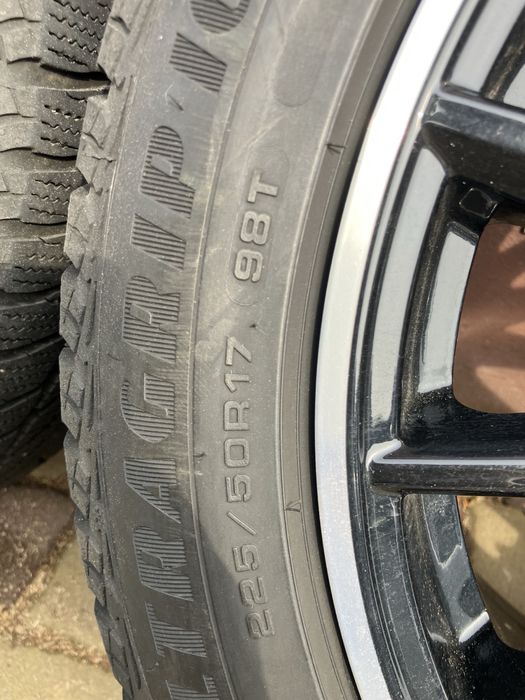 Продам диски CMS 5/112 R-17 з зимовою гумою Goodyear