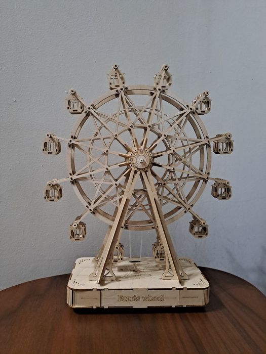 Roda gigante madeira - puzzle 3D