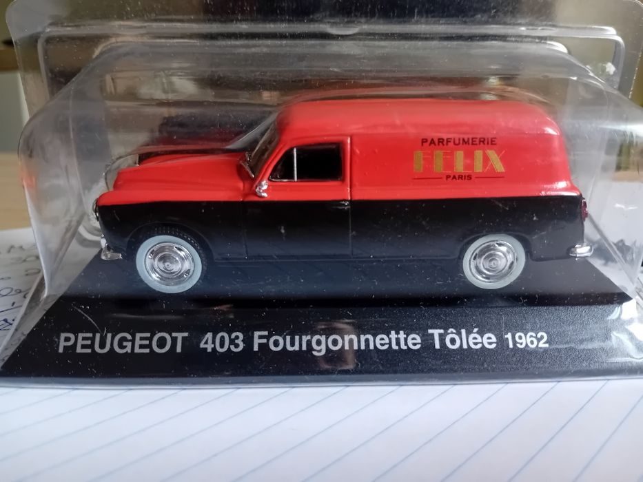Carro miniatura Peugeot 403 Fourgonnette Tôllé 1962