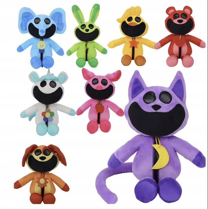 ⭐︎happy smile⭐︎ MASKOTKA 8 x KOMPLET Smiling Critters uśmiechnięte zwierzęta