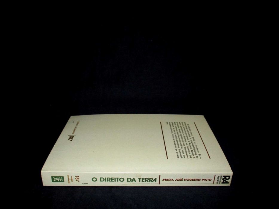Livro O Direito da Terra Maria José Nogueira Pinto