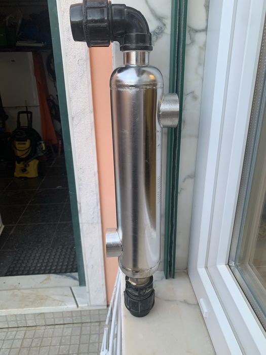 Permutador de calor para piscina (pouco uso)