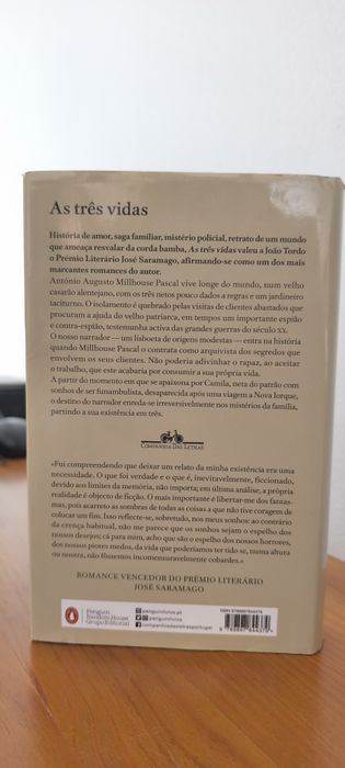 Livro "As três Vidas"
