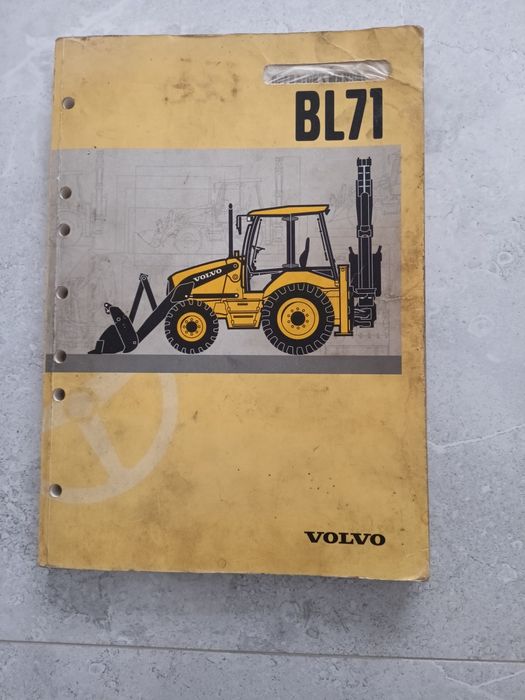 Instrukcja obsługi koparko ładowarki VOLVO BL71