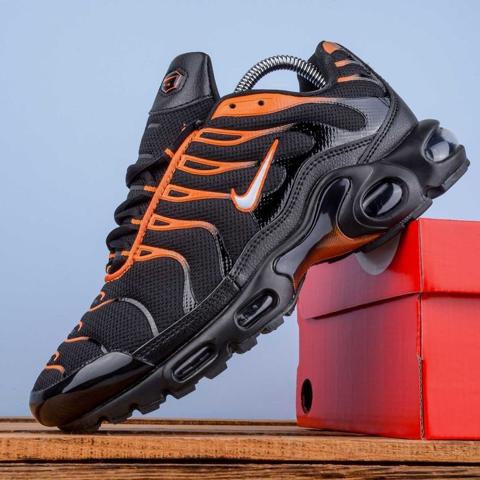 (1959) Акція! Кросівки Nike Air Max TN Plus чорні (41 42 43 44) найк найки