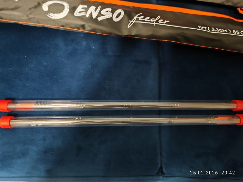 2 Wędki feederowe Genlog Oenso 11ft 330cm 65g + komplet szczytówek (4)