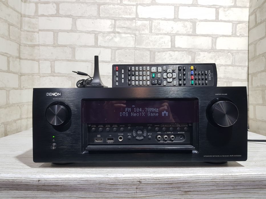 ТОР! 7.2 AV ресивер DENON AVR X4100, *7x165 Вт, HDMI, Wi-Fi, Bluetooth USB