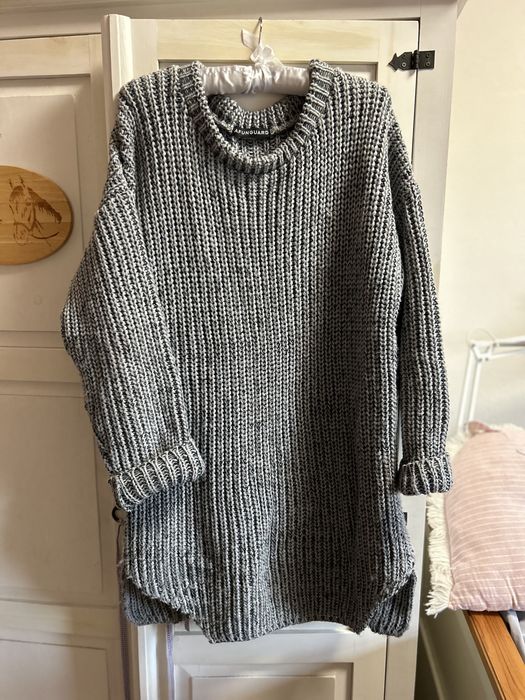 Sukienka dzianinowa/sweter jak Hand Made Afunguard M,L